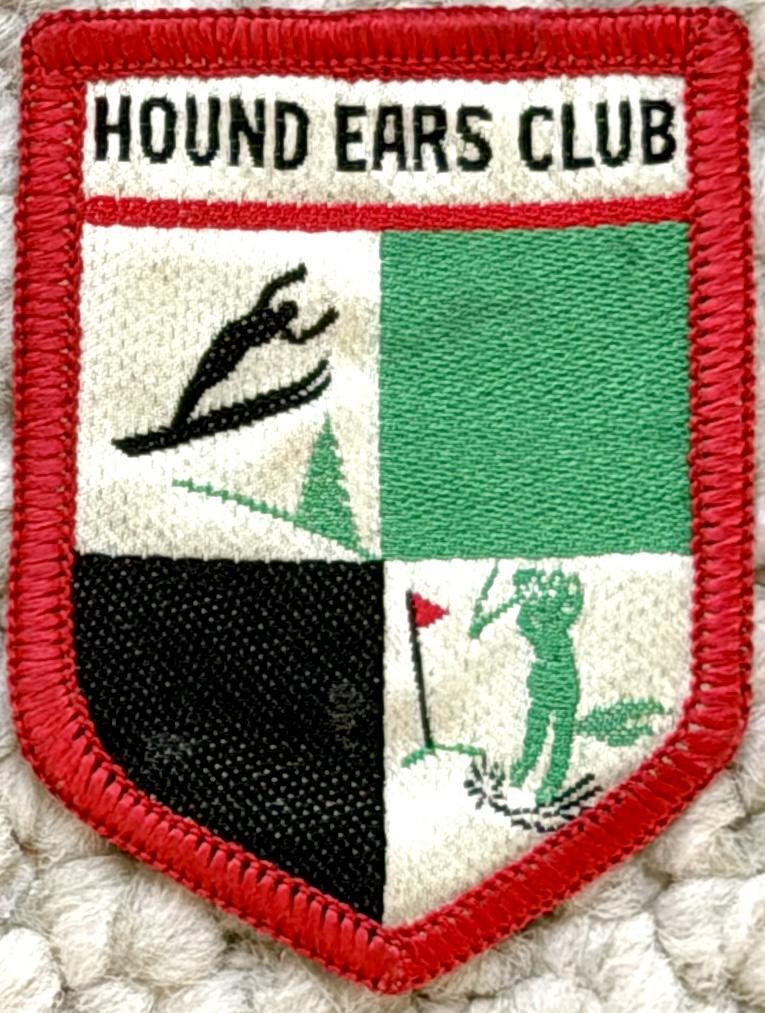 A ski patch from Hound Ears.